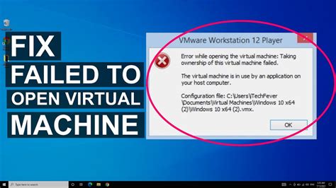 Could not open virtual machine C&92;Users&92;MANDEEP-THAKUR&92;Documents&92;Virtual Machines&92;Ubuntu 15. . Failed to open virtual machine could not probe failed to launch helper process